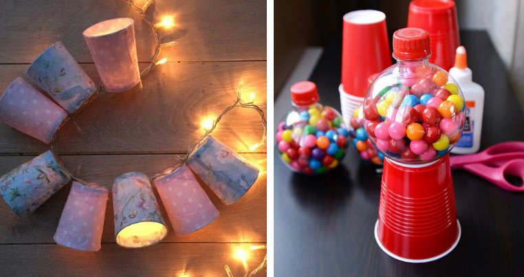 Lavoretti Con Bicchieri Di Plastica 40 Idee Ottime Anche Per Le Scuole