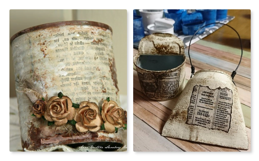 Riciclo Barattoli Di Latta In Stile Shabby Chic Idee A Costo 0