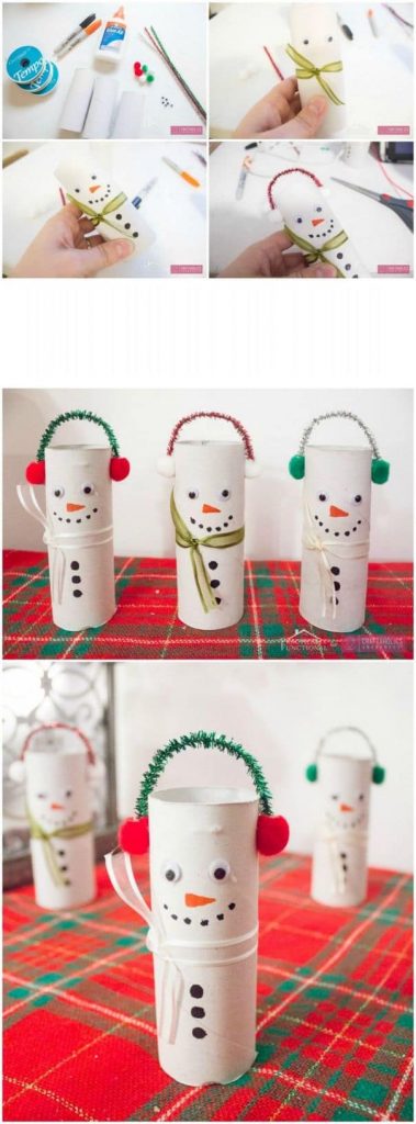christmas decorations with recycled material 1 4