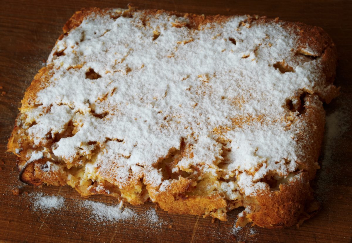 torta di mele friabile