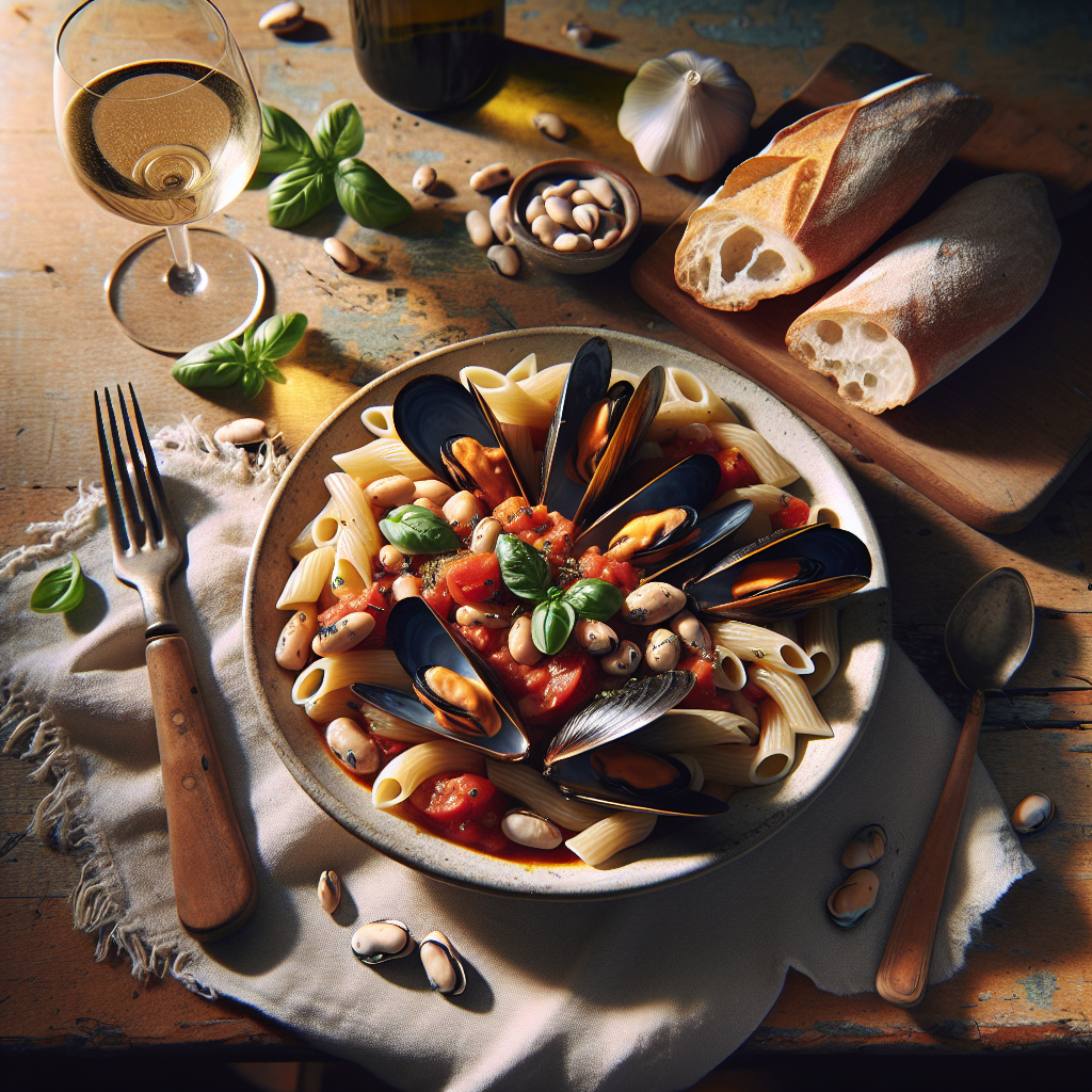 Pasta fagioli e cozze