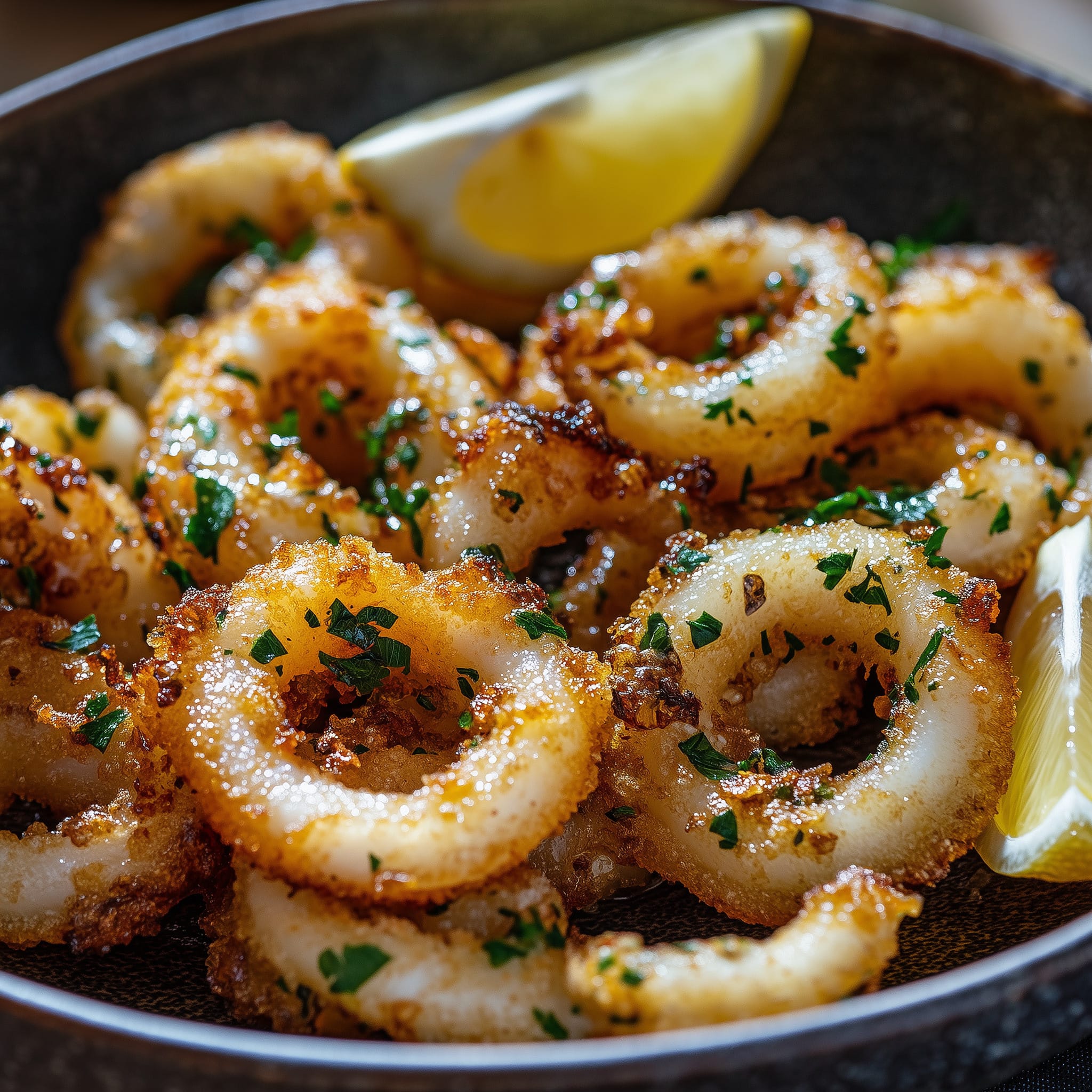 Calamari gratinati